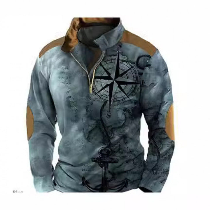 Herren attraktiver Freizeitpullover Drune