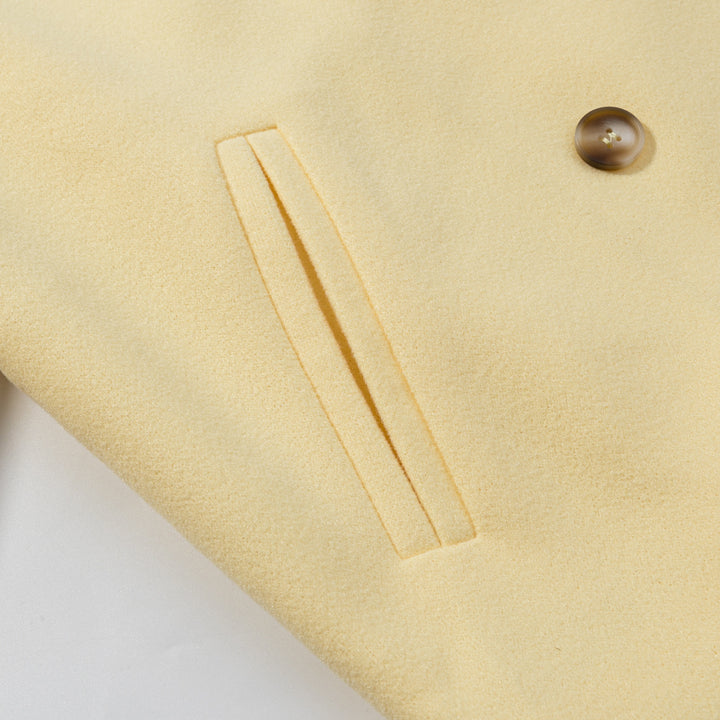 Damen elegante Übergangsjacke mit doppelter Knopfleiste und weichem Obermaterial Drune