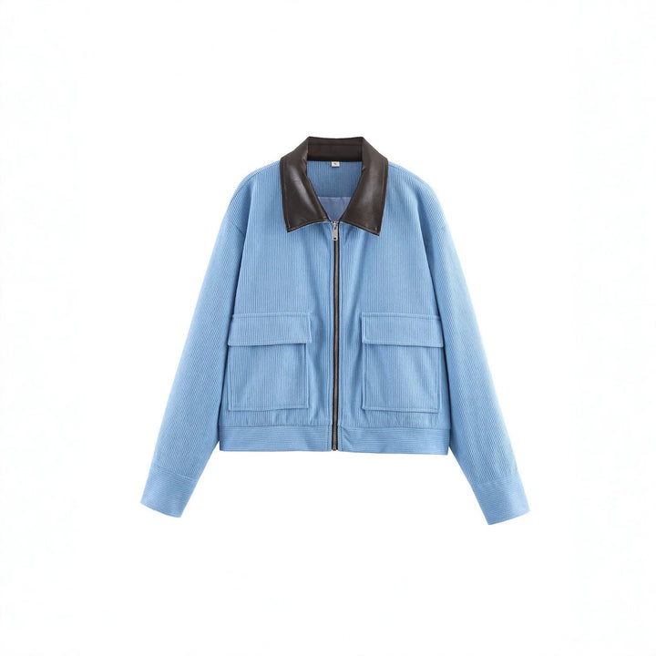 Damen Modische Jacke mit zwei aufgesetzten Taschen