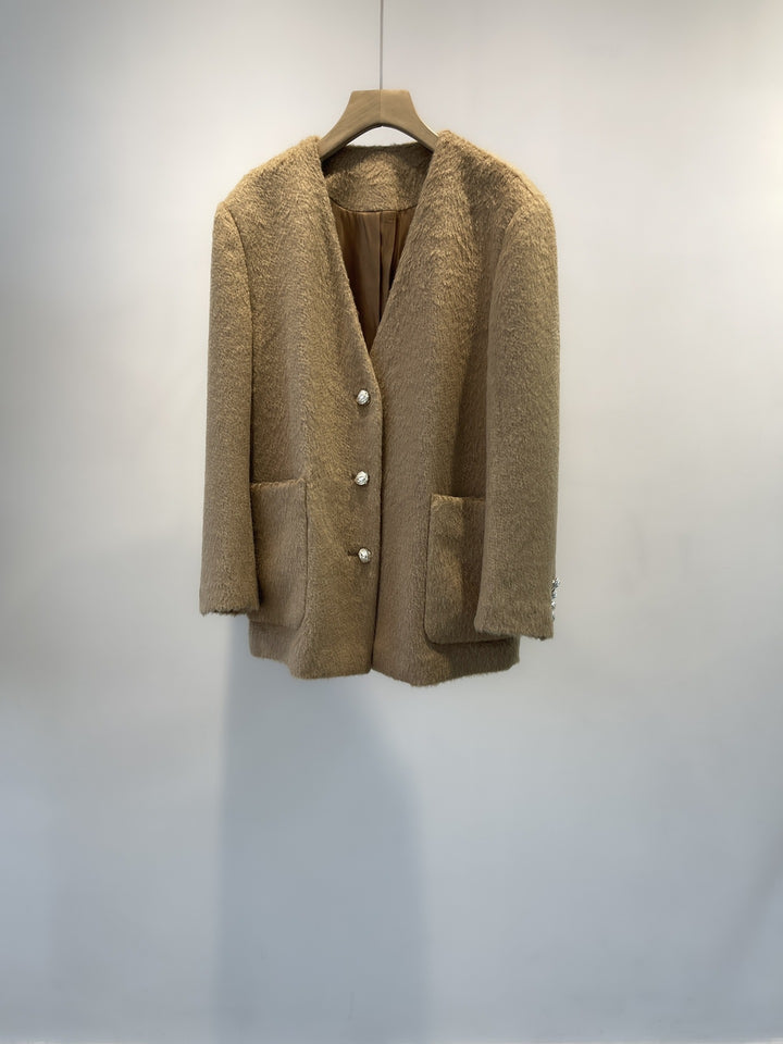 Eleganter strukturierter Blazer für Frauen Drune