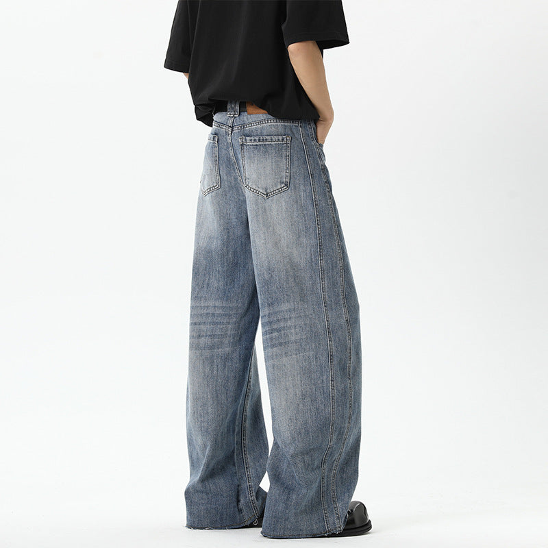 Damen Weitgeschnittene Jeanshose Drune