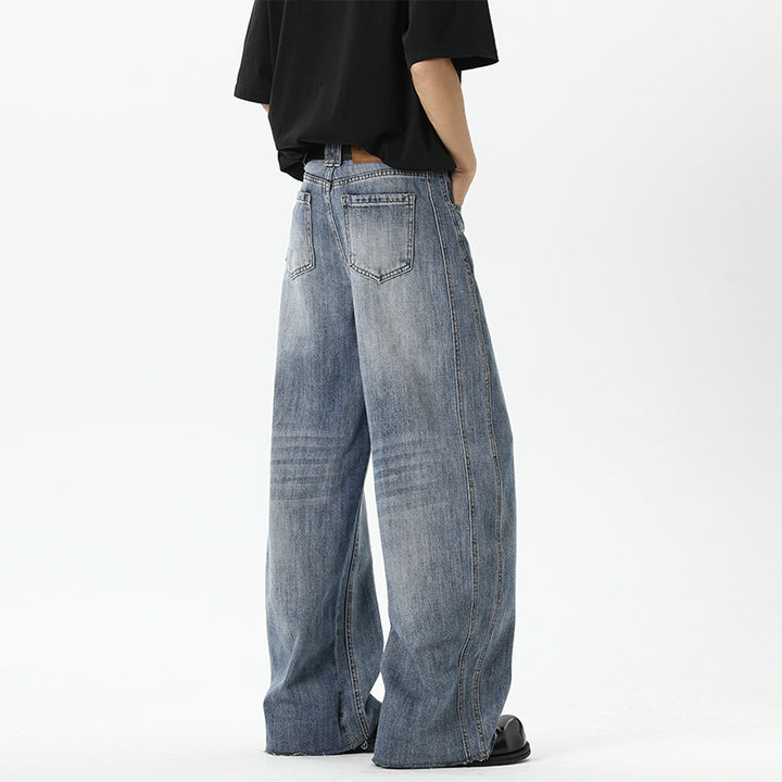 Damen Weitgeschnittene Jeanshose Drune