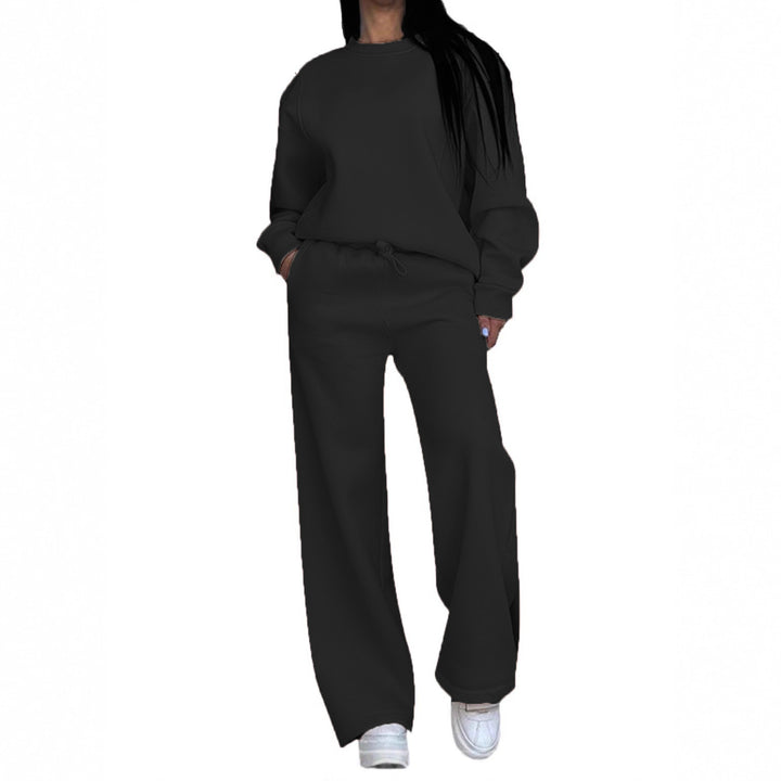 Damen nan lässiges Oversize Sweatshirt und weite Jogginghose Set Drune