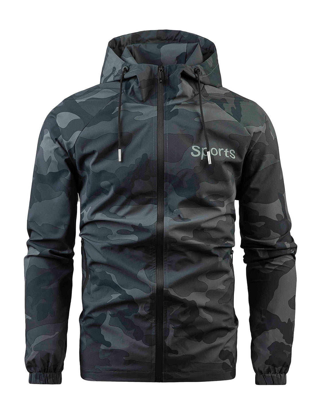 Herren Sportliche Camo-Funktionsjacke Drune