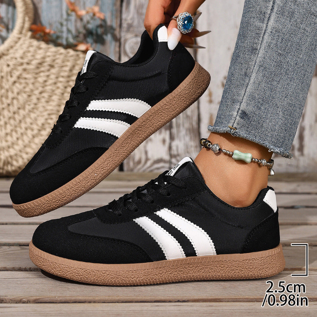 Damen Urbanes Lifestyle-Sneaker mit sportlichem Obermaterial und rutschfester Sohle Drune