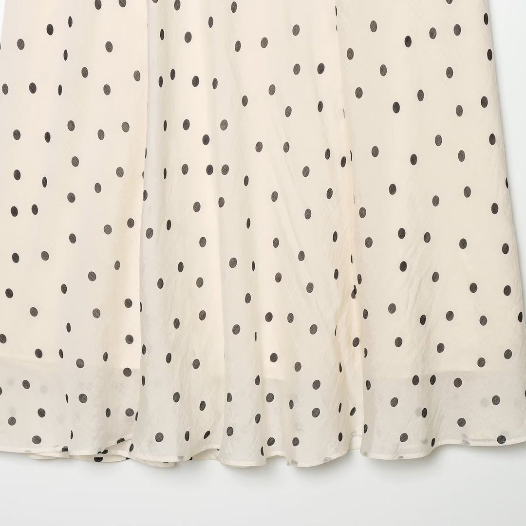 Damen Leichter Midirock mit hoher Taille, A‑Linie und Bindegürtel Drune