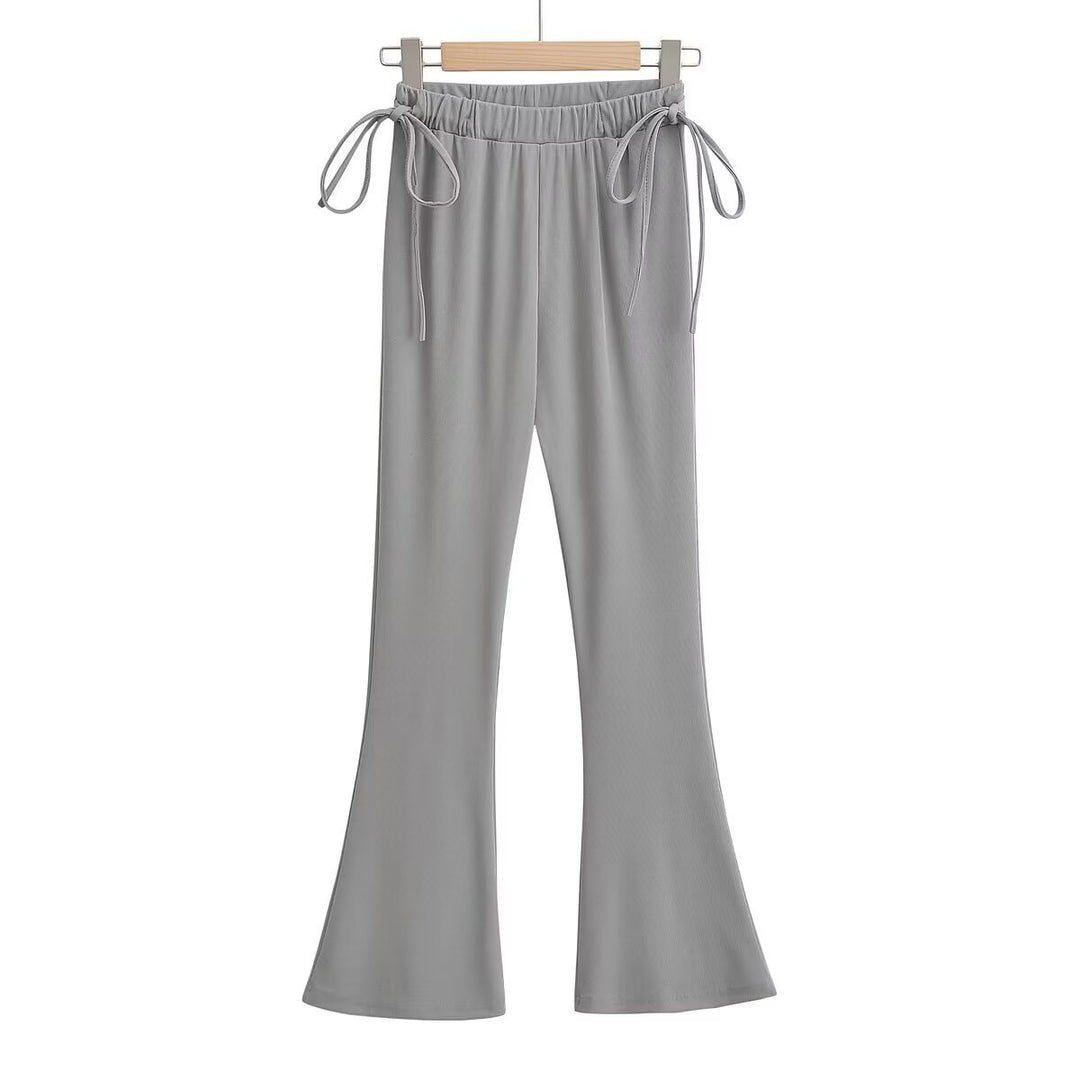 Damen Palazzo-Hose mit elegantem Kordelzug Drune