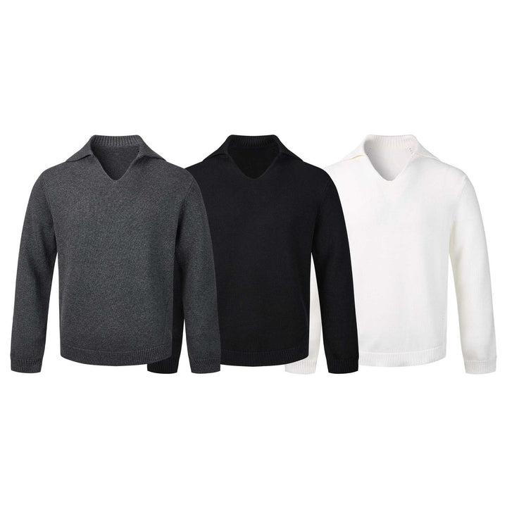 Damen Feinstrickpullover mit V‑Schlitzkragen und geripptem Saum Drune