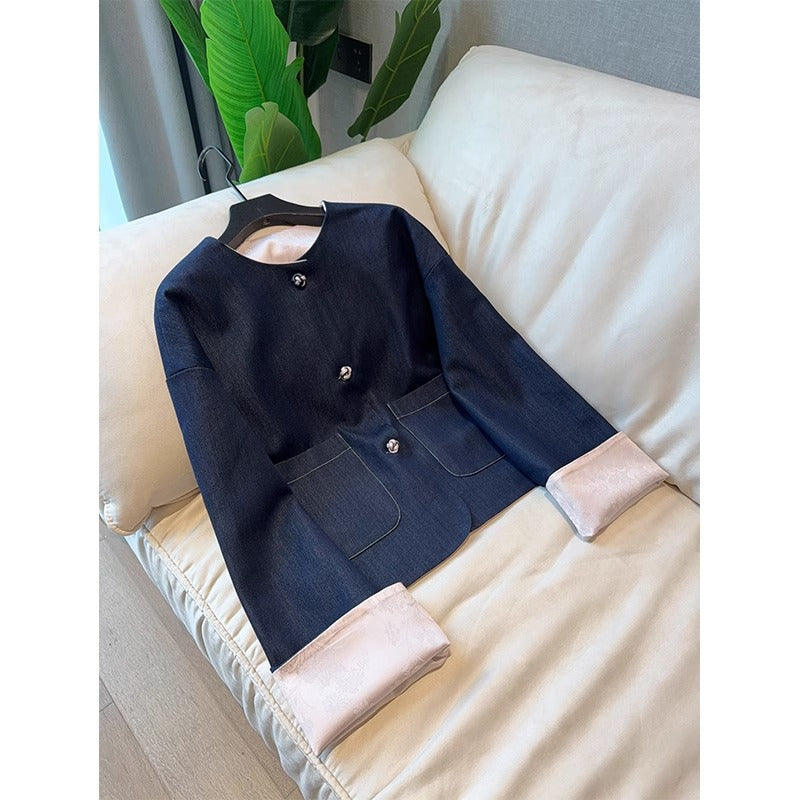 Damen Eleganter Kurzblazer Drune