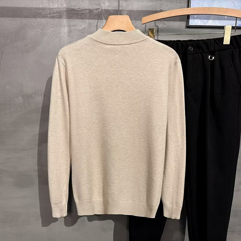 Herren Eleganter Rollkragenpullover Drune