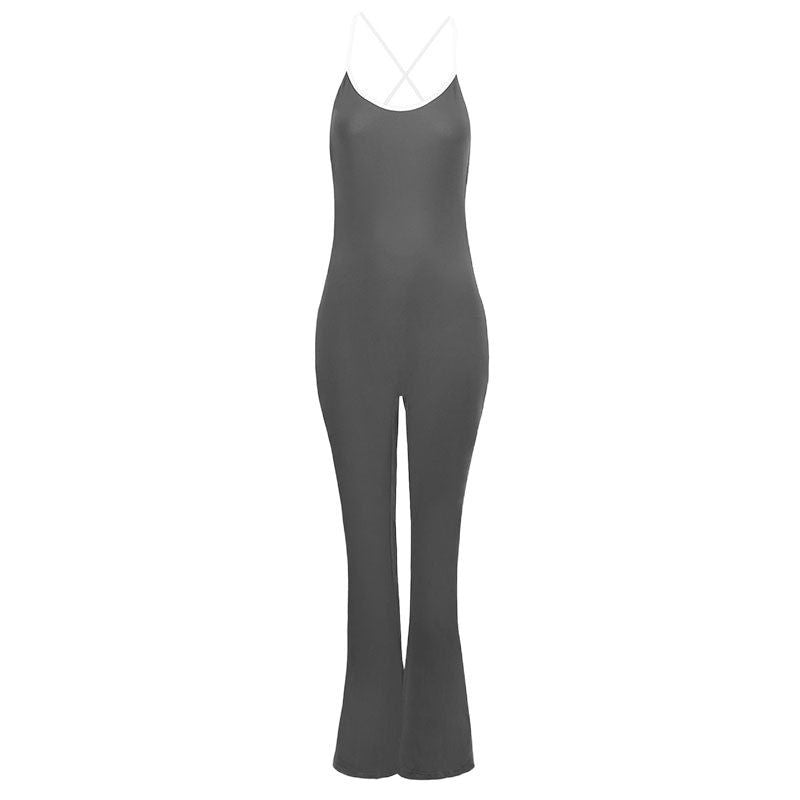 Damen Overall mit Spaghettiträgern Drune