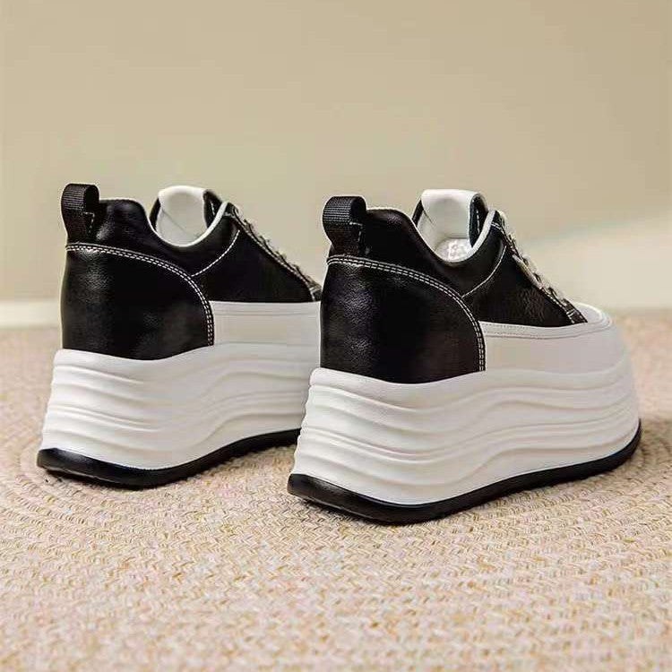 Damen Plateau Sneakers Drune