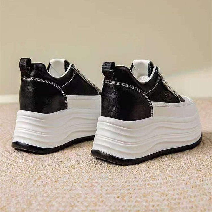 Damen Plateau Sneakers Drune