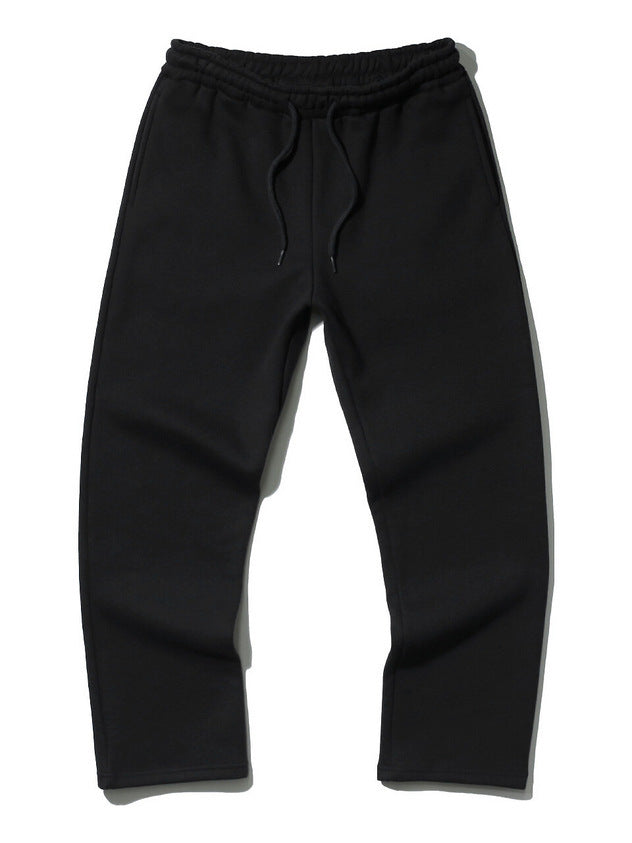Unisex moderne Relax-Jogginghose mit elastischem Kordelbund, seitlichen Eingrifftaschen und schmal zulaufendem Bein Drune