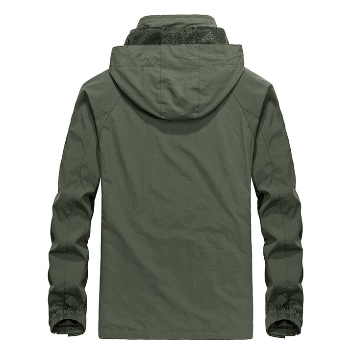 Herren Leichte Outdoorjacke mit Kapuze Drune