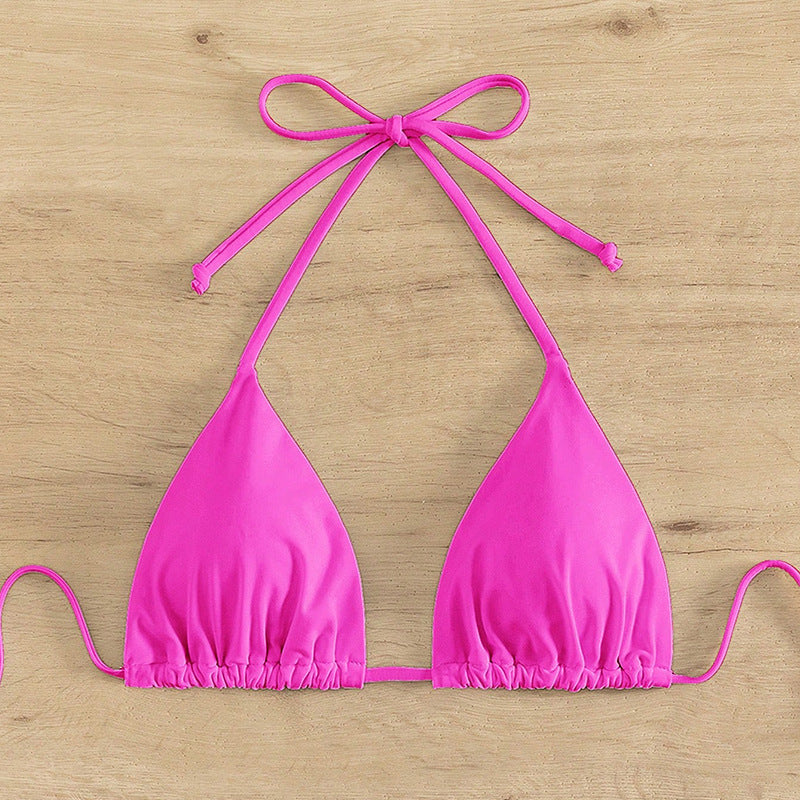 Damen Triangel-Bikinioberteil mit verstellbaren Bindebändern Drune