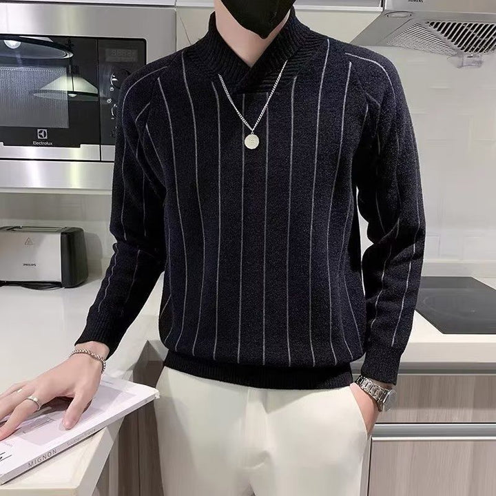 Herren Eleganter Feinstrickpullover Drune