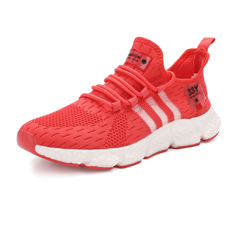 Herren Atmungsaktive Strick-Sneaker mit dämpfender Schaumsohle und Stretch-Fersenlasche Drune