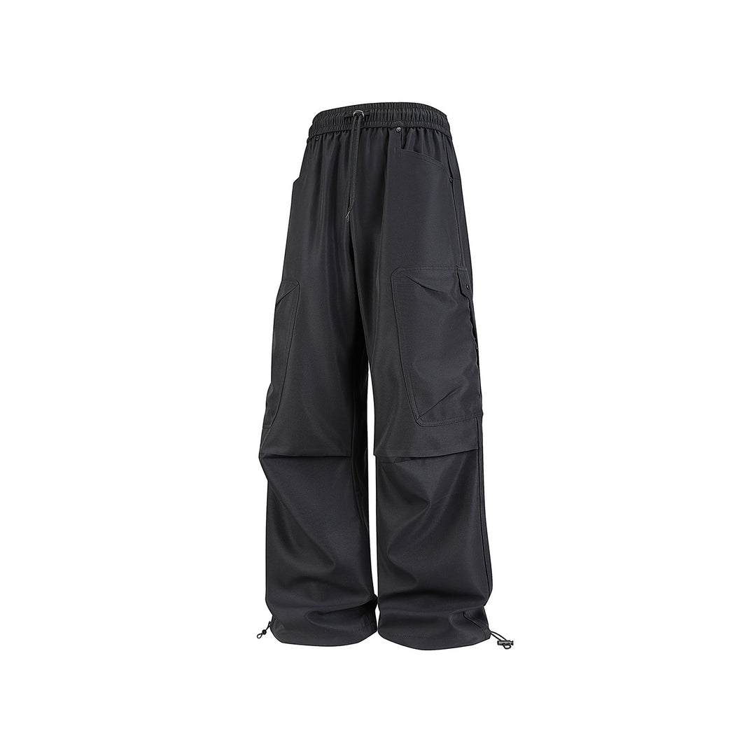 Herren Extraweite Utility-Cargohose im Joggerstil mit Tunnelzugbund und verstellbaren Beinabschlüssen Drune