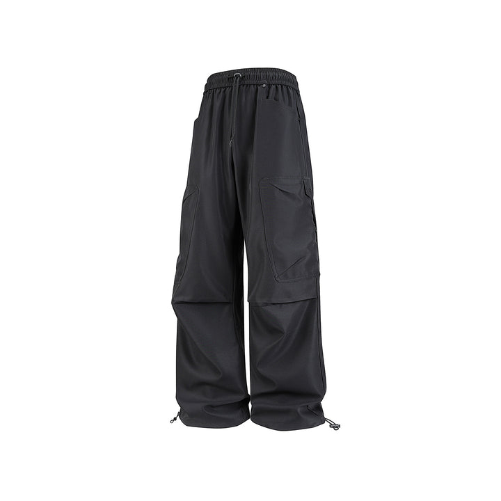 Herren Extraweite Utility-Cargohose im Joggerstil mit Tunnelzugbund und verstellbaren Beinabschlüssen Drune