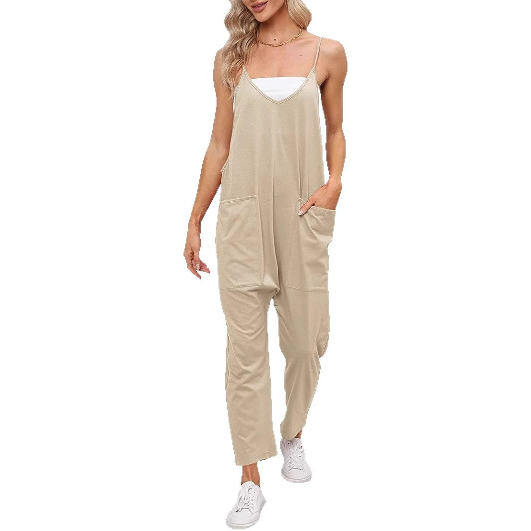 Damen Lässige und bequeme Latzhose Drune