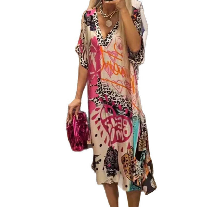 Damen Kunstvolle Kaftan-Style Tunika Drune