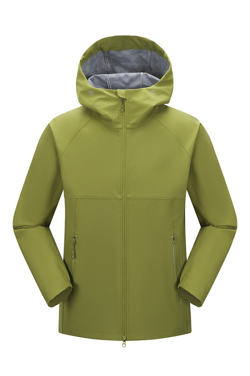 Herren Wetterfeste Softshelljacke mit Atmungsaktivem Futter