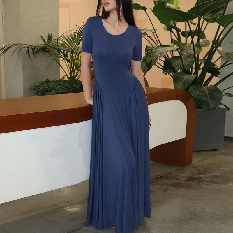 Damen Elegantes Maxikleid mit geschmeidiger Passform Drune