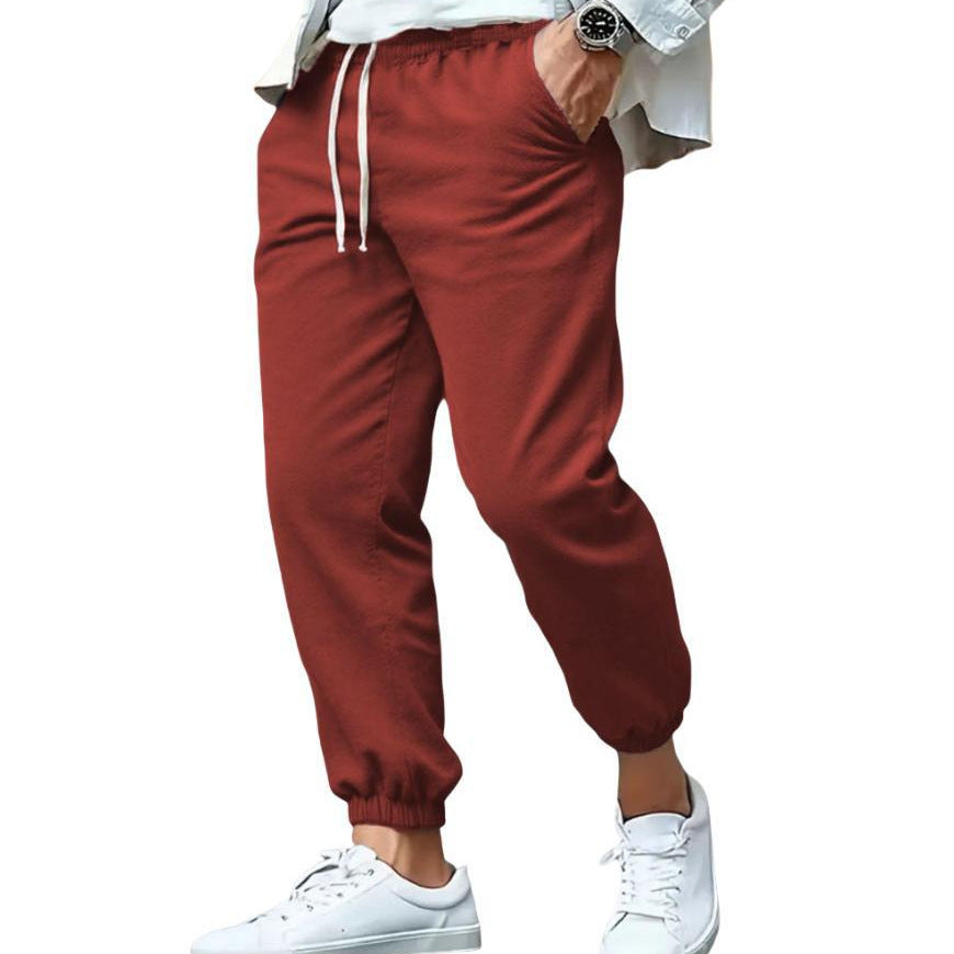 Herren nan tapered Sweat-Jogger mit elastischem Bund, Kordelzug und eingeschlossenen Bündchen Drune