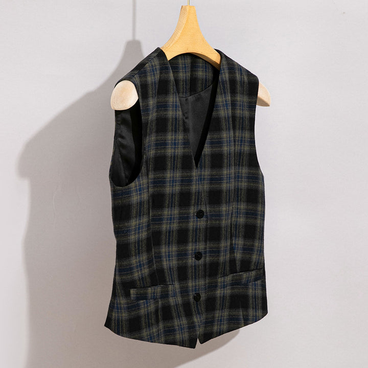 Damen Longline Wollmix-Mantel mit kastiger Silhouette und überlappendem Revers Drune