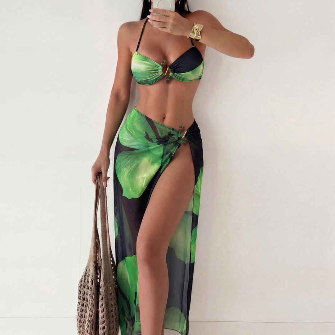 Damen Cut-Out Badeanzug mit einzigartigem Ringdetail Drune