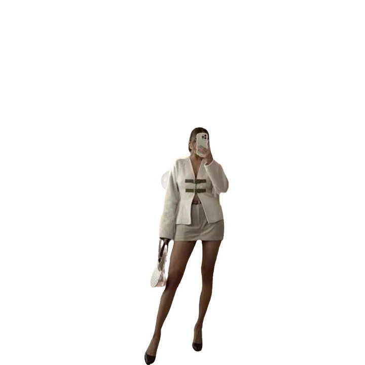 Damen eleganter Blazer mit innovativem Verschlusssystem Drune