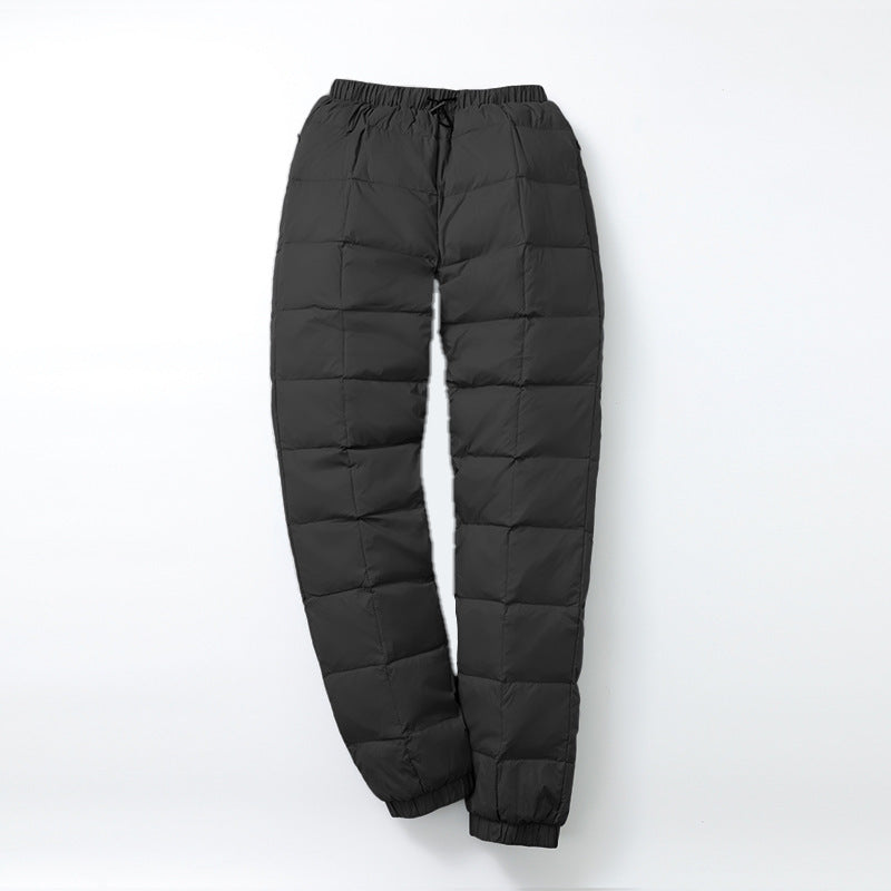 Herren Gepolsterte Thermohose mit Karosteppung und elastischem Saum Drune