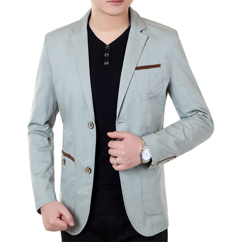 Herren Glencheck-Sakko Slim Fit aus Wollmischung mit dezentem Overcheck Drune