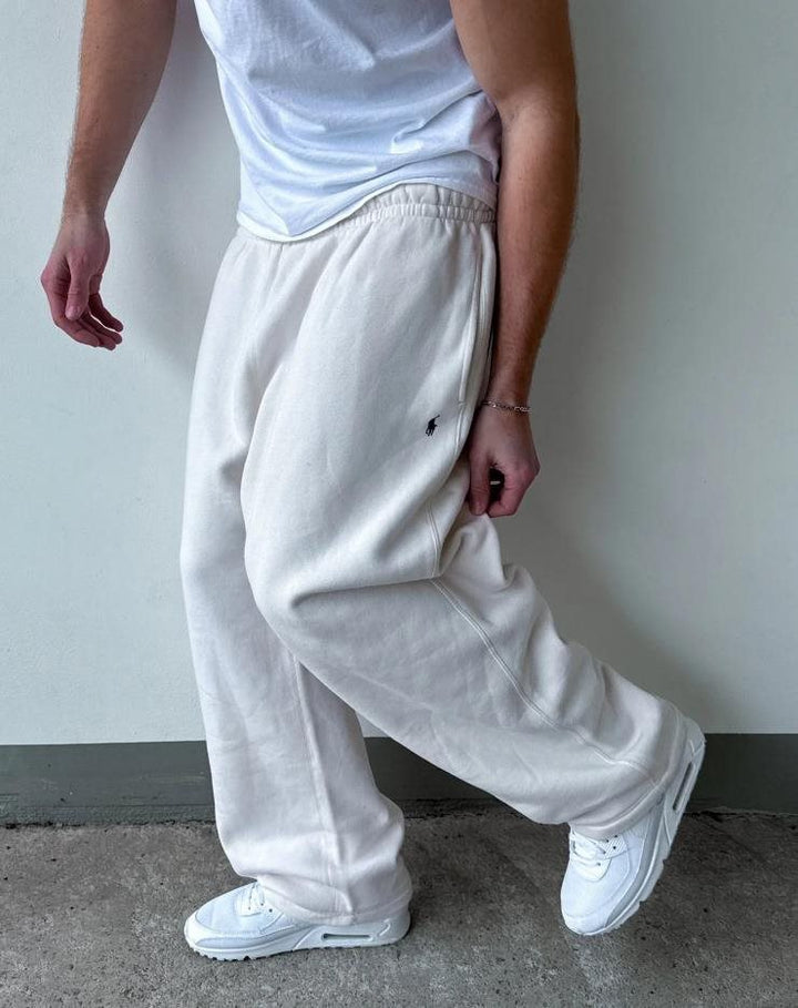 Herren Weite Baggy-Sweathose mit elastischem Bund und Sticklogo Drune