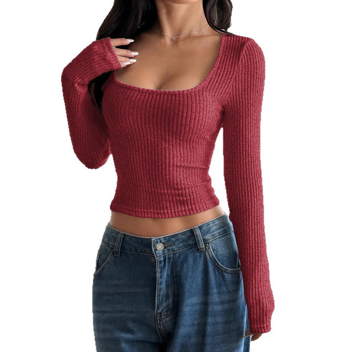 Damen Crop-Top mit geripptem Design Drune
