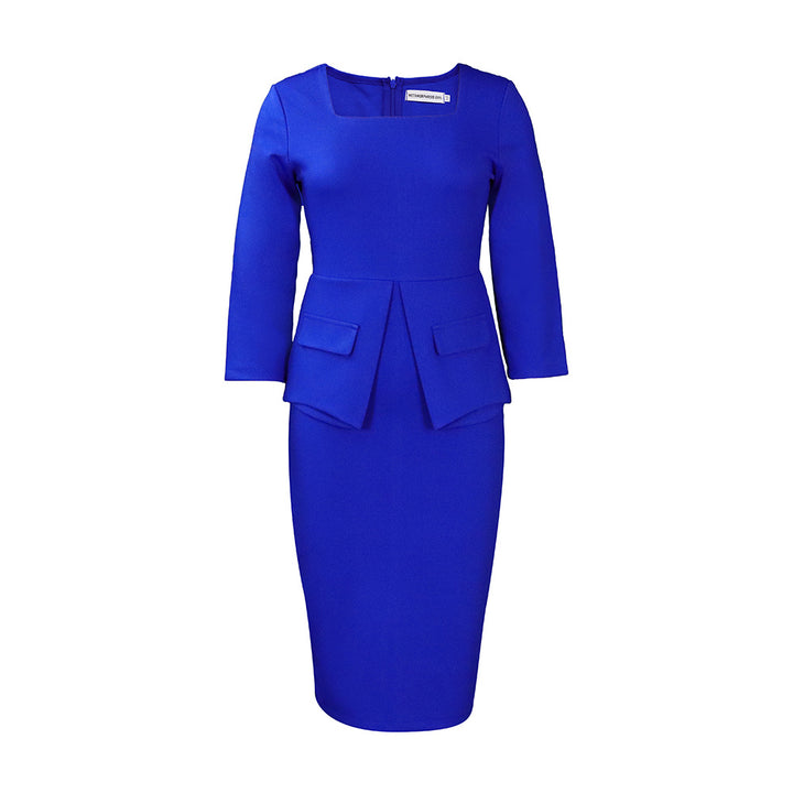 Damen figurbetontes Businesskleid Drune