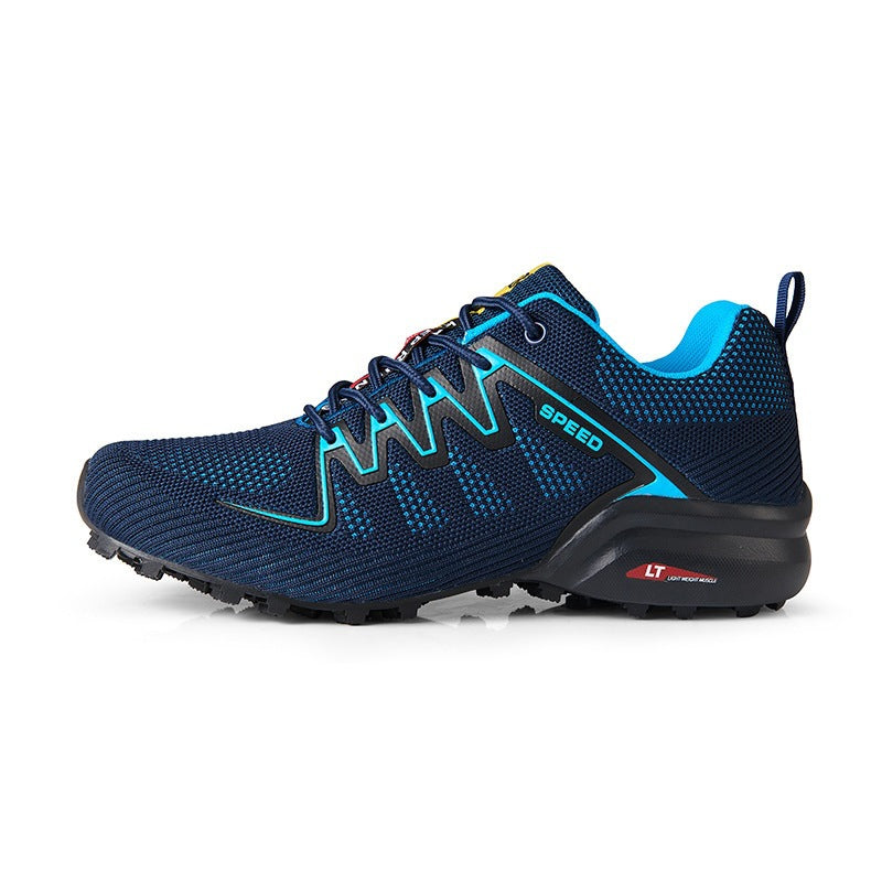 Herren nan Offroad-Laufschuh mit atmungsaktivem Strickoberteil, griffiger Multiterrain-Laufsohle und stabiler Fersenführung Drune