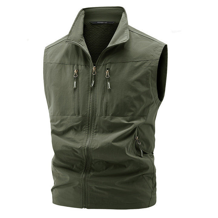 Herren Leichte Outdoor-Weste mit praktischen Taschen Drune