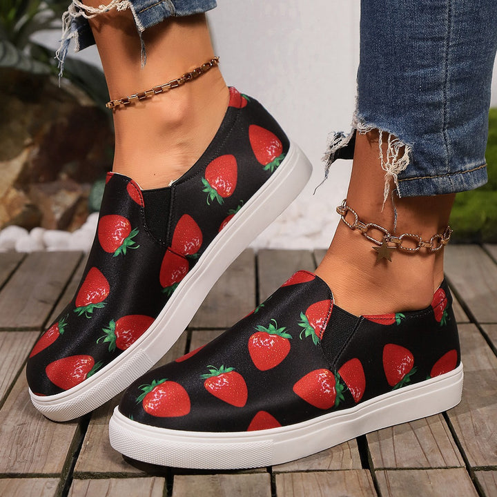 Damen Freizeit-Sneaker mit sportlichem Motiv Drune