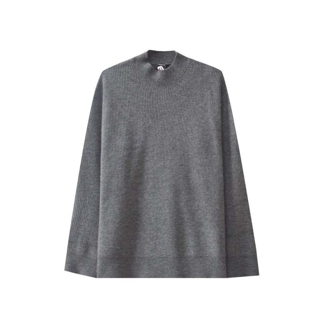 Herren Modischer Rollkragenpullover aus Rippstrick Drune