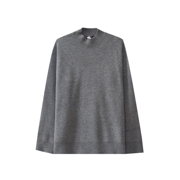 Herren Modischer Rollkragenpullover aus Rippstrick Drune