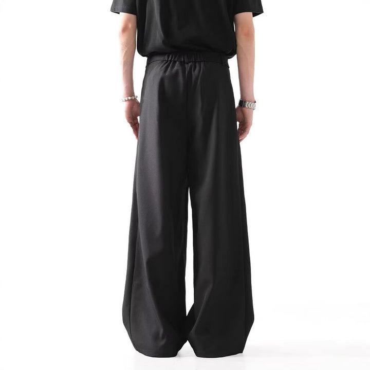 Herren Weite Anzughosen mit dekorativen Falten Drune