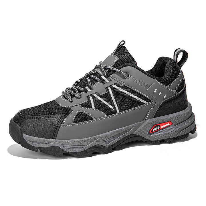 Herren robuste Outdoor-Trailrunner mit verstärkter Zehenkappe und stoßdämpfender Profilsohle Drune