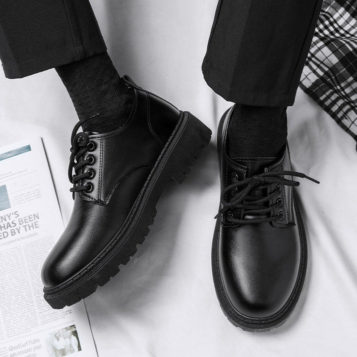 Herren Klassische Schnürschuhe mit robuster Sohle Drune