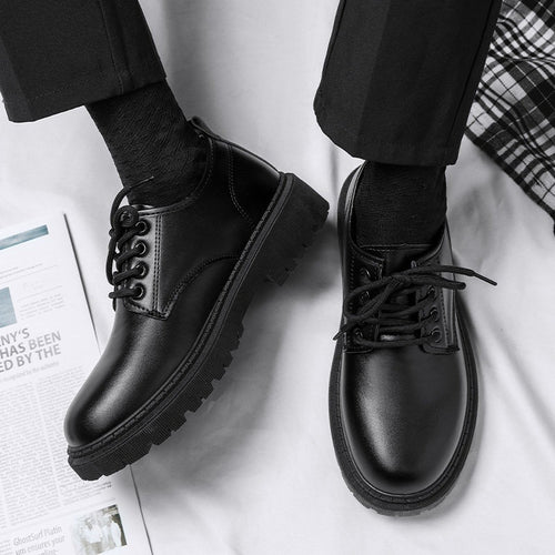 Herren Klassische Schnürschuhe mit robuster Sohle Drune