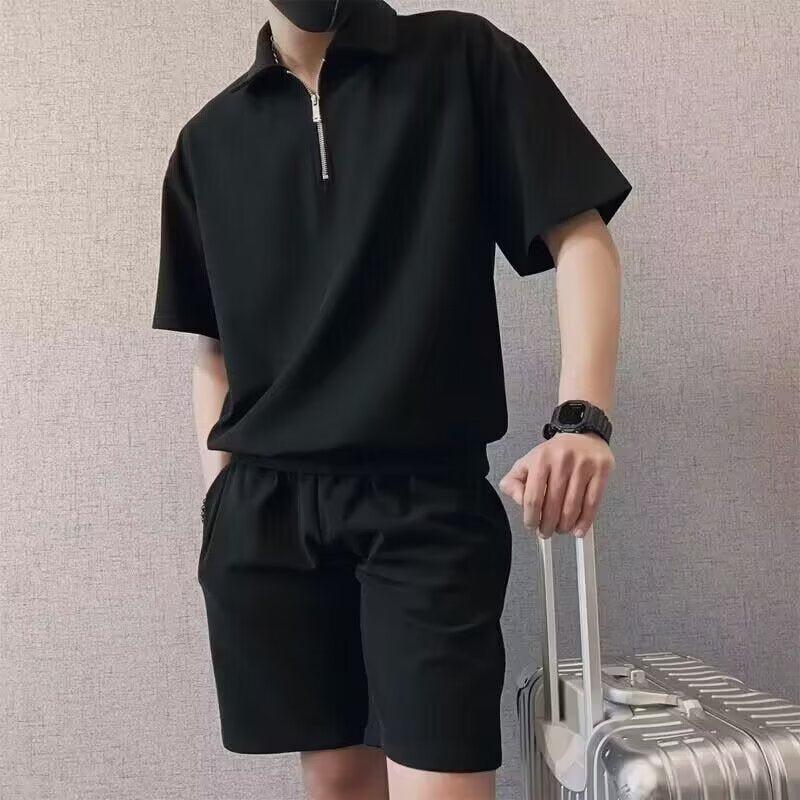 Herren Kurzarm Sportanzug Drune