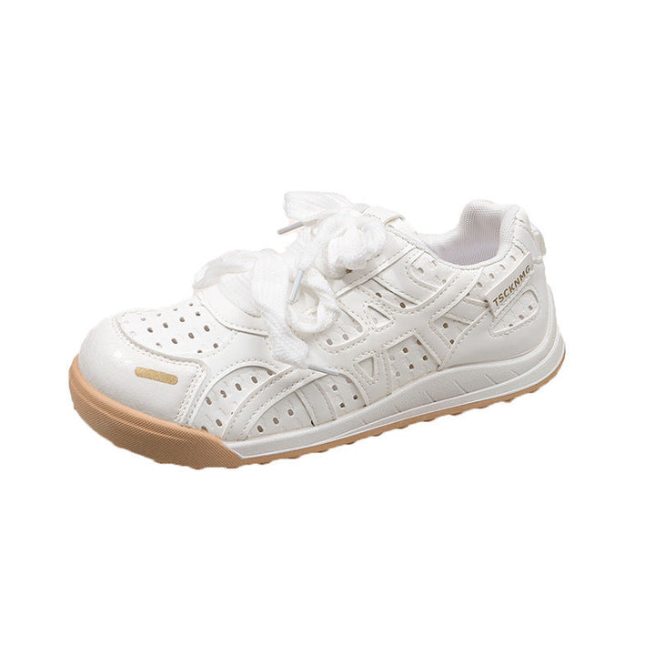Damen Bequeme Freizeitsneaker mit atmungsaktiver Oberflächenstruktur und flexibler Sohle Drune