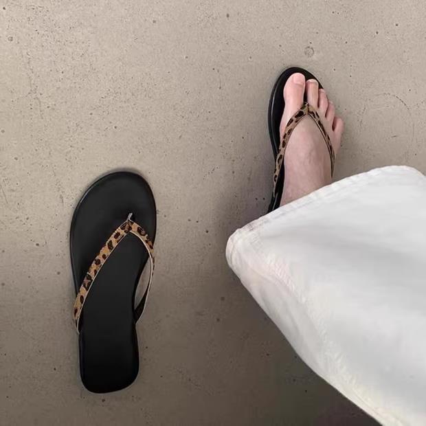 Damen Minimalistische Zehentrenner Sandalen Drune