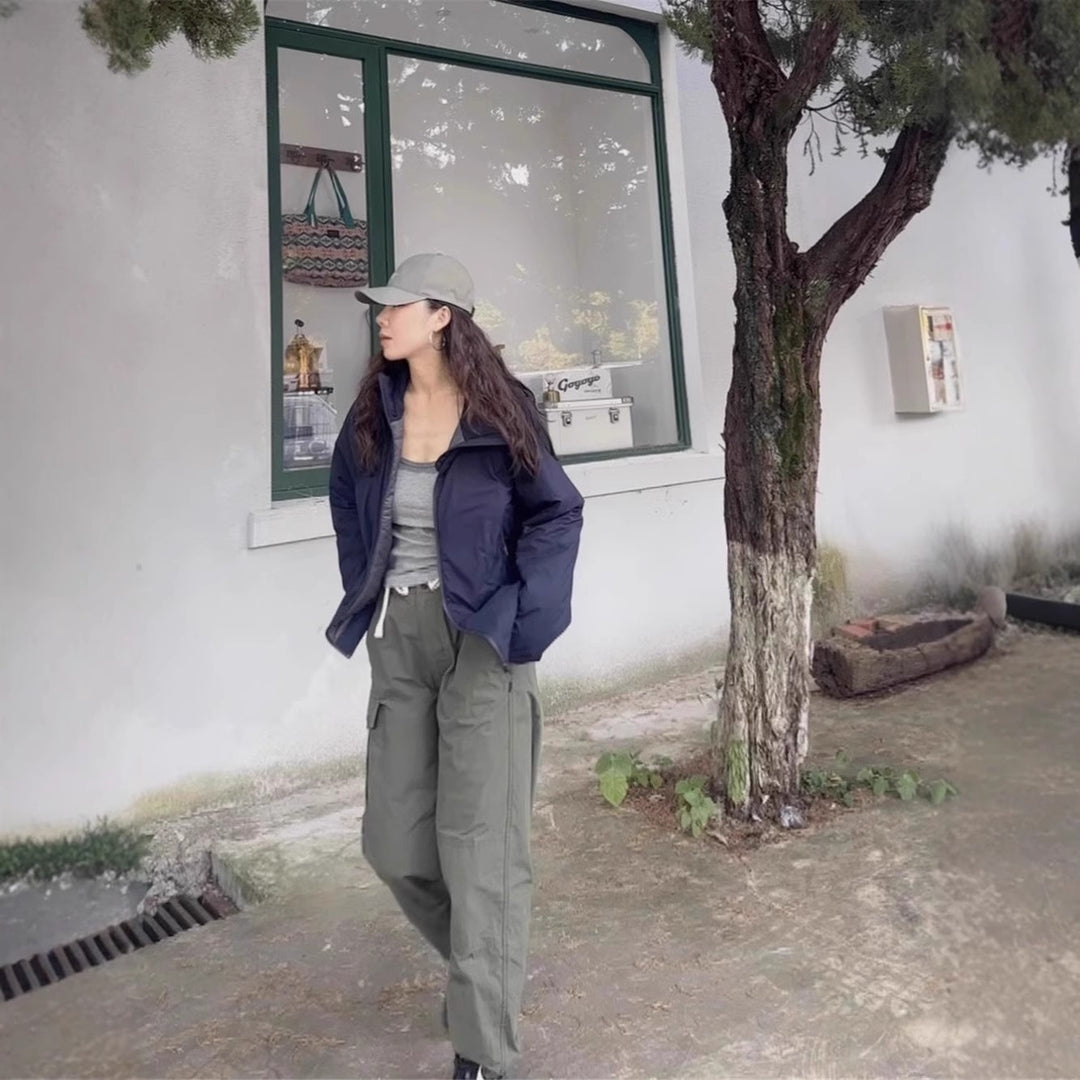 Damen Leichte und bequeme Kapuzenjacke Drune